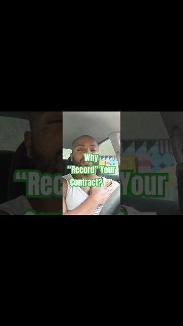 Why “Record” Your Contract 📝 with Seller? #Get2Steppin w/S2