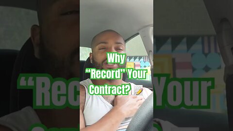 Why “Record” Your Contract 📝 with Seller? #Get2Steppin w/S2