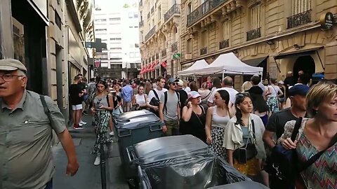 14 Juillet 2022- Paris- Difficile d accéder aux Champs Élysées