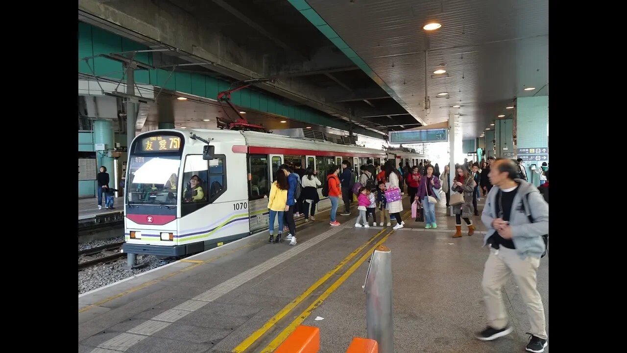 [試新相機作]輕鐵1070-1001行走751線改道天榮-兆康行車片段