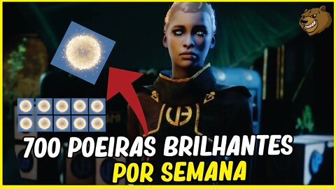 DESTINY 2 │ DICA RECEBA 700 POEIRAS BRILHANTES POR SEMANA