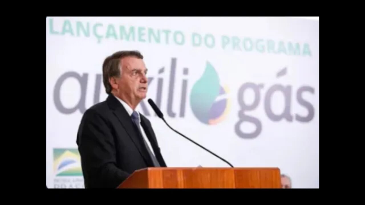 Presidente Bolsonaro fala do Auxilia Gás na rede Social Gettr