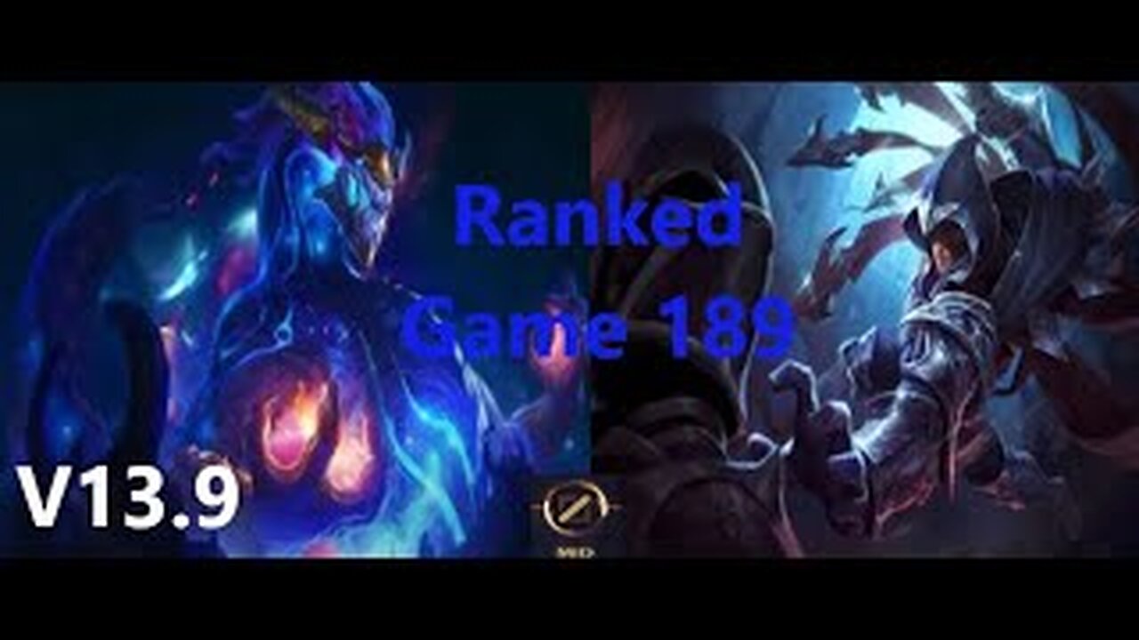 Ranked Game 189 Aurelion Sol Vs Talon Mid League Of Legends V13.9