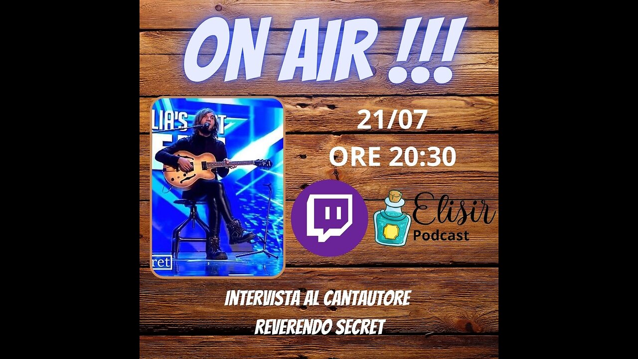 Ep.183 – Intervista al cantautore Reverendo Secret