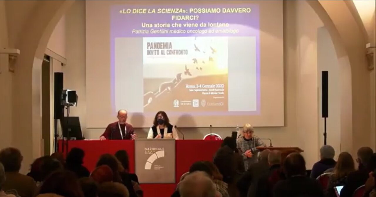 Patrizia Gentilini a Pandemia invito al Confronto: "Lo dice la scienza, possiamo davvero fidarci?"