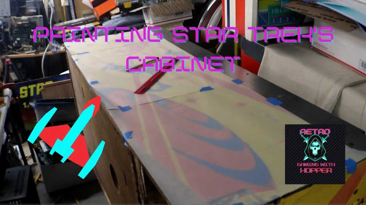 Our Bally Star Trek Cabinet Is Finally Getting It's Paint Ep 7