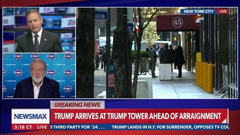 Trump Arrives in NYC ahead of Arraignment