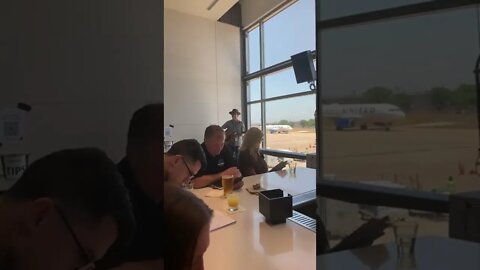 Live music at an airport bar