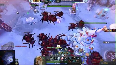 Dota 2 Frostivus event kotl gameplay!!!