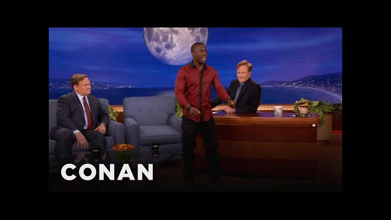 Kevin Hart Demonstrates His Angry Foot Shuffle - CONAN on TBS