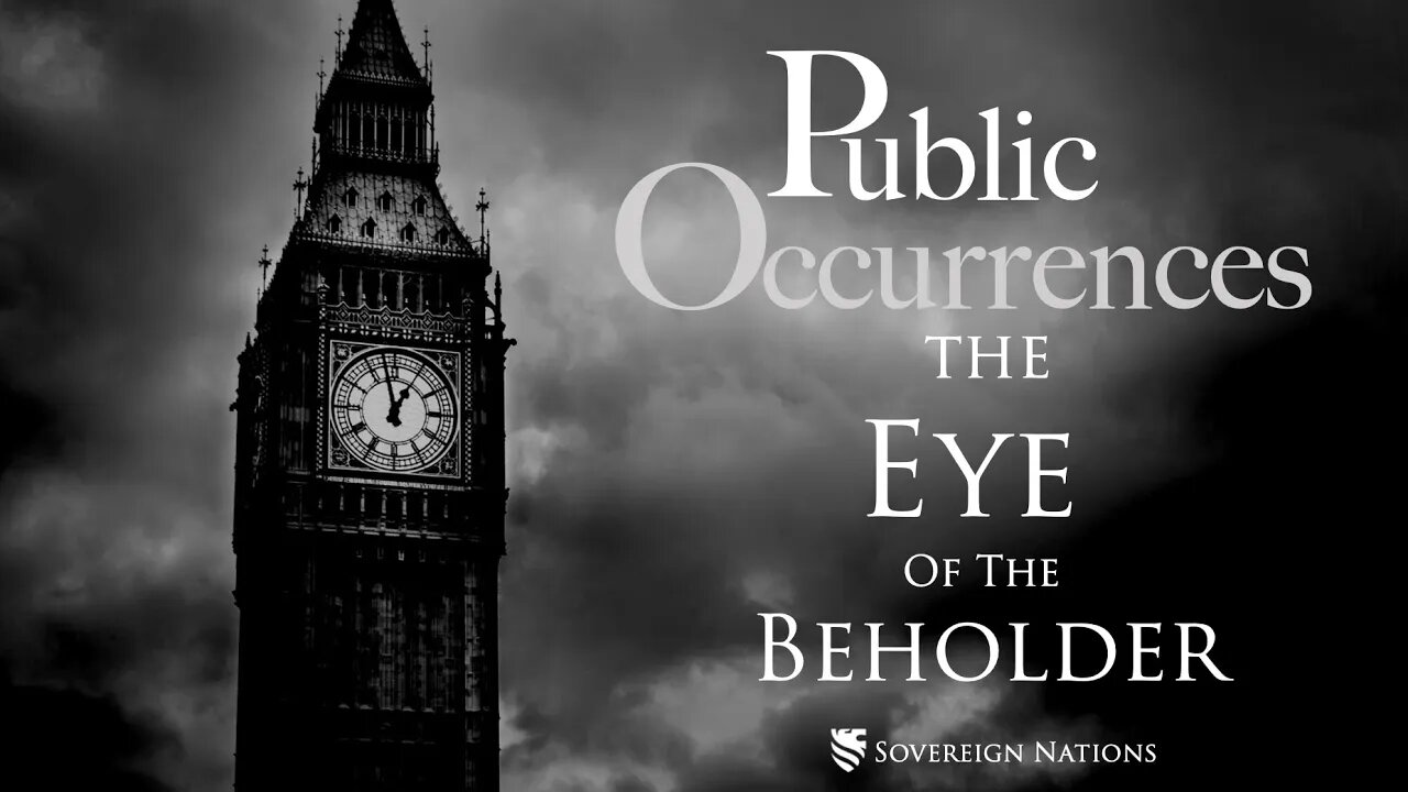 The Eye of the Beholder | Public Occurrences, Ep. 92