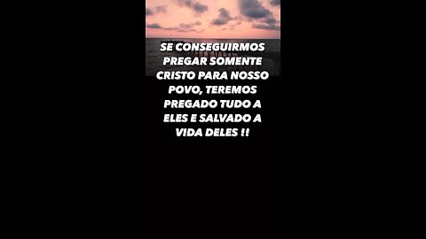 Porque estaremos pregando o amor e ele vence !! - Because we will be preaching love and it wins!!!