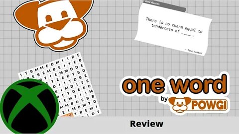 One Word By Powgi Review on Xbox!