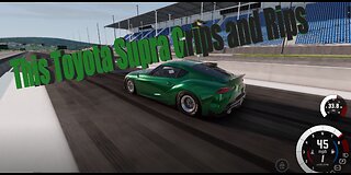 Toyota Supra Drag Racing