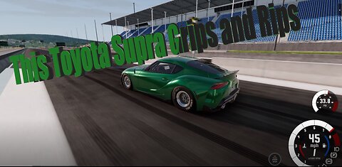 Toyota Supra Drag Racing