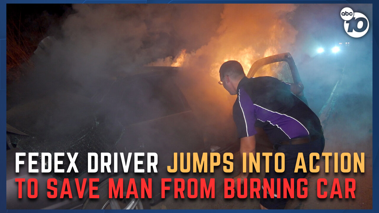 A daring rescue on Interstate 15