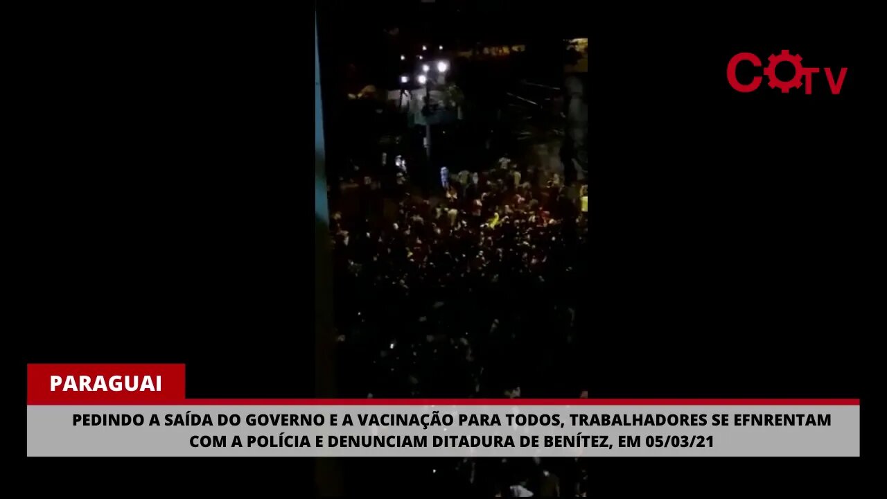 Paraguaios protestam e gritam contra ditadura de Benítez