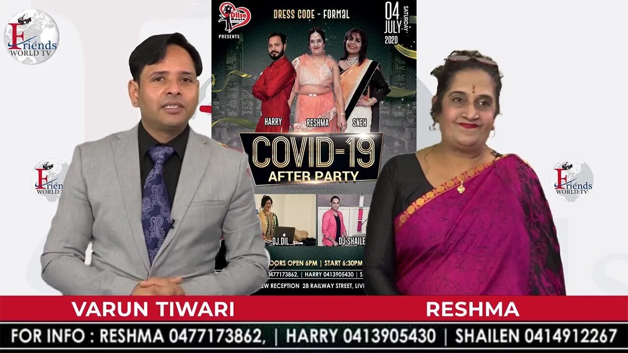 COVID-19 AFTER PARTY | RESHMA in conversation with VARUN TIWARI