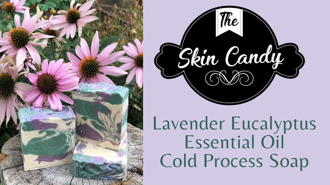 Cold Process Soap - Lavender Eucalyptus Essential Oil Soap