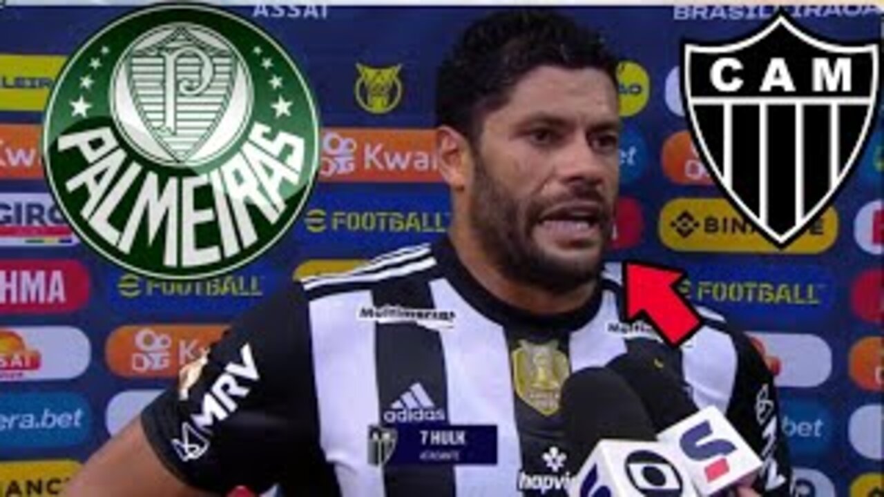 MINHA NOSSA! OLHA O QUE HULK DISSE APÓS DERROTA PARA PALMEIRAS!