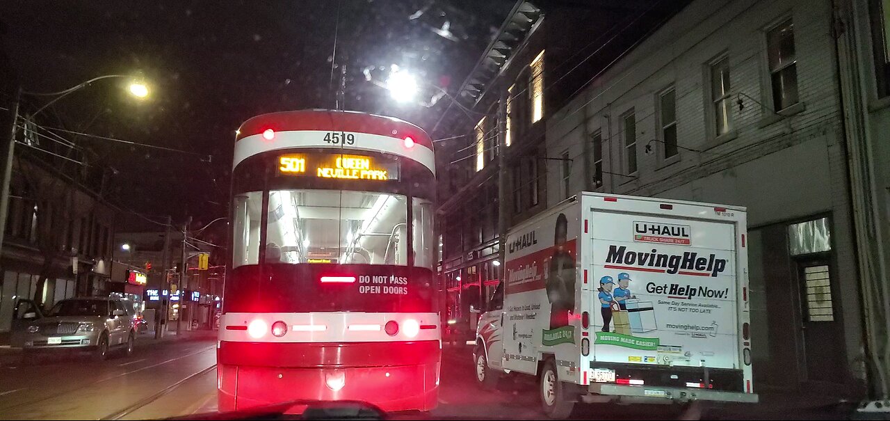 Driving in old Toronto