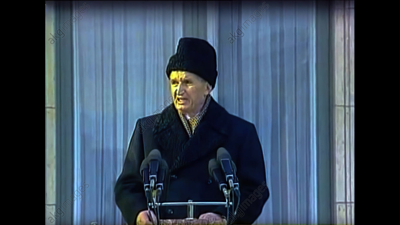 Nicolae Ceausescu LAST SPEECH