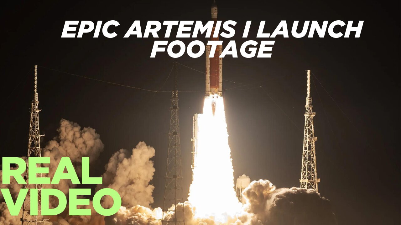 Epic Artemis I Launch Footage: Unleashing the Power of Space Exploration!