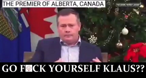 ALBERTA PREMIERE JASON KENNEY SAYS THE QUIET PART OUT REAL LOUD! DOES HE MEAN IT?