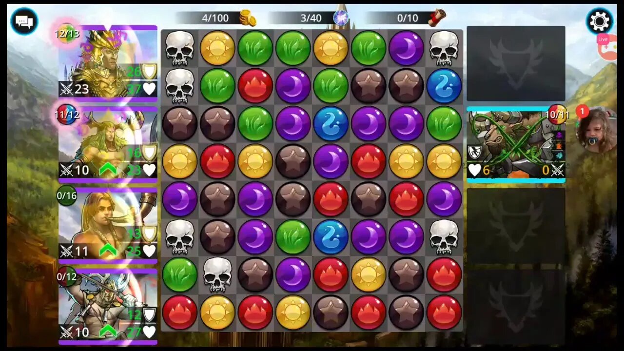 Veja a minha live de Gems of War!