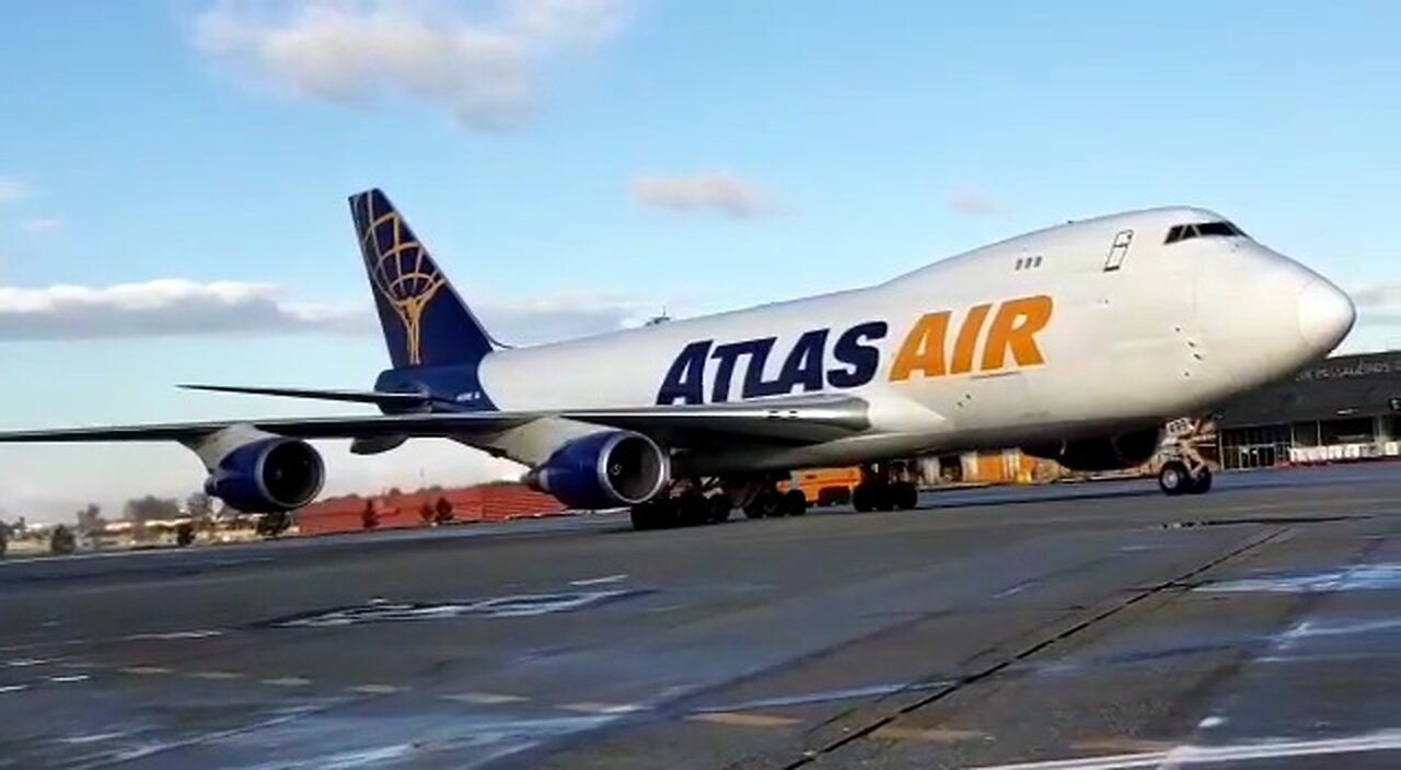 Boeing 747F N499MC em Guarulhos vindo de Los Angeles(07/06/2020)