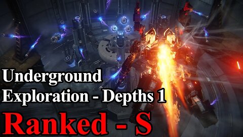 Armored Core 6 Mission 34 - Underground Exploration - Depths 1 (Rank S)