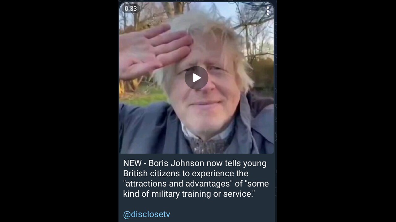 News Shorts: Boris Jonhnson pitches Conscription