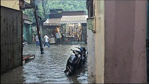 flood after heavy rain!!!