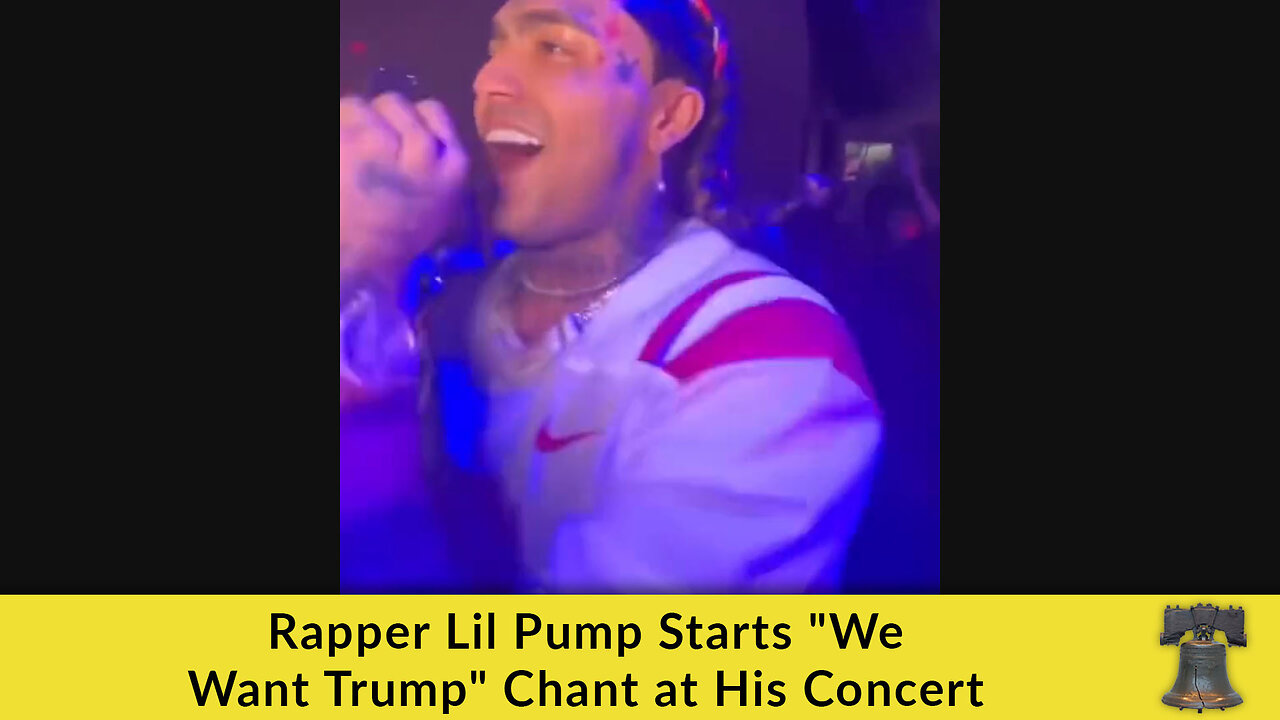 Rapper Lil Pump Starts "We Want Trump" Chant at His Concert