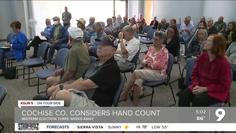 Cochise Co. urged to hand count ballots