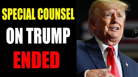 SPECIAL COUNSEL ON TRUMP ENDED: NO INDICTMENT FILED! DOJ UNDER INVESTIGATION!!!