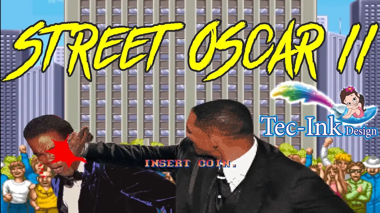 New Intro Street Fighter 2 | Oscar Fighter 2 Estrelando Will Smith & Chriss Rock Como Ken E Ryu 2022
