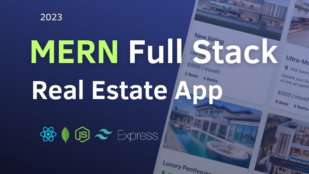 MERN Stack Project: Build a Modern Real Estate Marketplace with react MERN (jwt, redux toolkit)