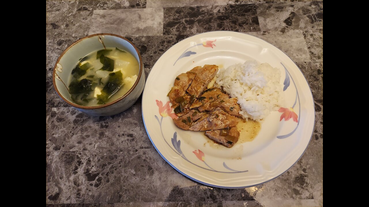 Pork chop and Miso 豬排配味噌