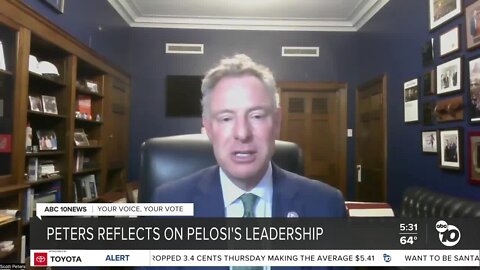 San Diego Congressmember Scott Peters reflects on Nancy Pelosi's leadership