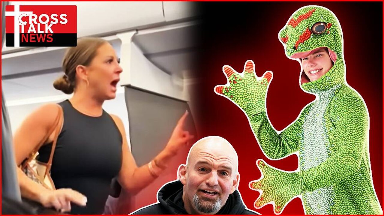 CrossTalk: Shape Shifters On A Plane? Woman FREAKS OUT Mid Flight, What Did She See?