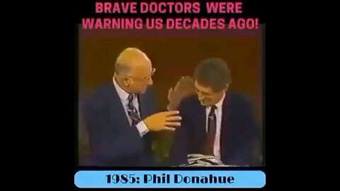 Brave doctors tried to warn us.