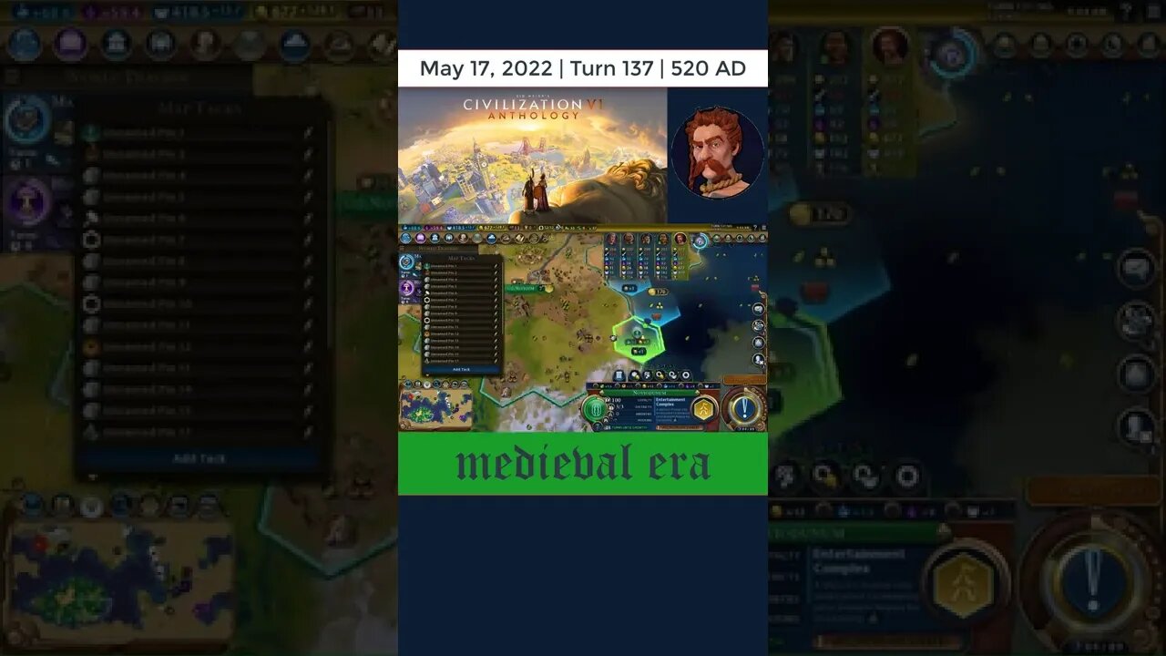 #oneturnadaychallenge #civ6 – Turn 137 - LEVY PLAN! #shorts