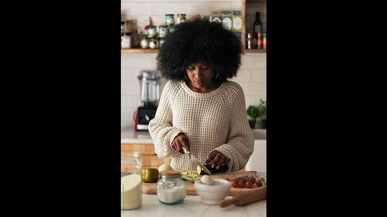 Wife Cooking a Meal