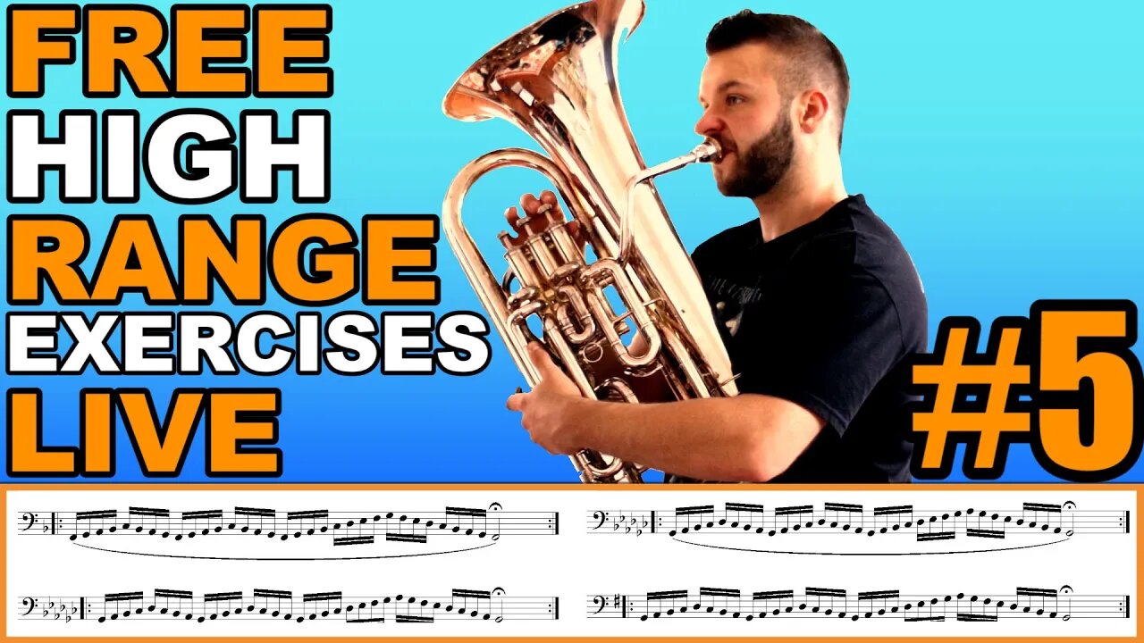 FREE HIGH RANGE EXERCISES with a Live Masterclass On How to PLAY HIGH. 20000 SUBSCRIBER GIVEAWAY!!!