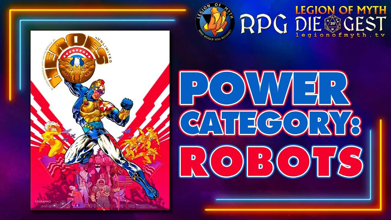 [90-1] - Palladium Books HEROES UNLIMITED 2E - Power Category: ROBOTICS