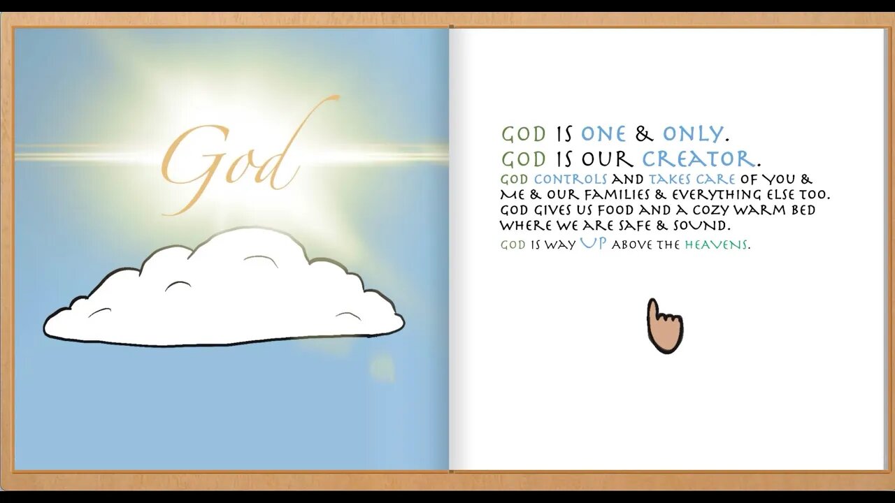 Getting to Know & Love God Introducing & Explaining God to Children of All Faiths Video Book Trailer