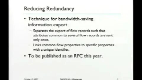 From NetFlow to IPFIX the evolution of IP flow information export