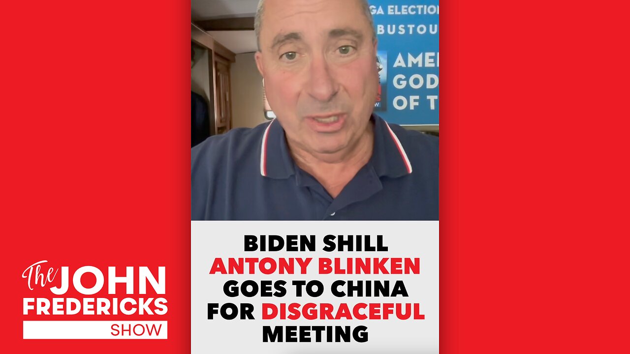 GODZILLA MINUTE: Brain Dead Biden Shill Antony Blinken Goes to China for Disgraceful Meeting