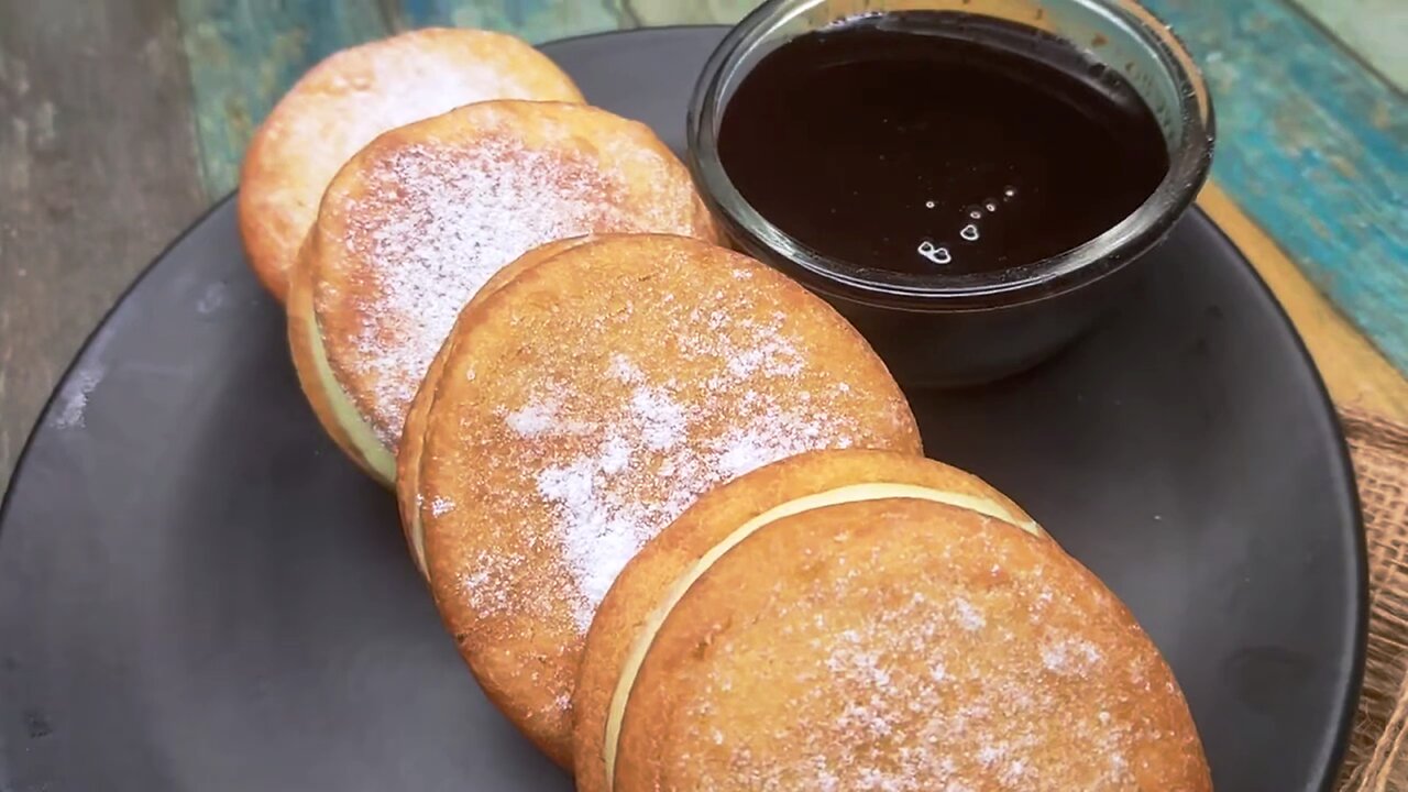 Classic Indian Dish: No Oven...Vanilla Custard Cream Donuts (Watch & Prepare)